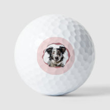 Modernes rosa Foto Haustier Hund Personalisiert
