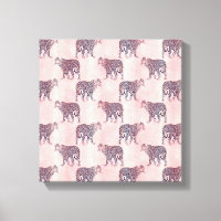 Modernes rosa Leopard-Tiermuster