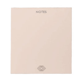 modernes rosa Notizblock