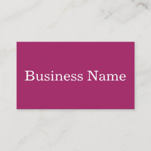 Modernes Rosa Personalisiert Visitenkarte