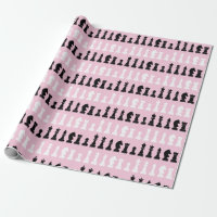 Modernes rosa Schachspiel-Muster