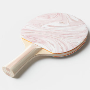 Modernes, rosa und abstraktes Design Tischtennis Schläger