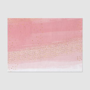 Modernes Rosa und Gold Seidenpapier