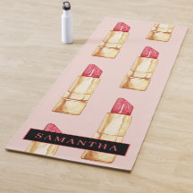 Modernes rosa und rotes Lipstick Muster Mädchen mi