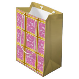 Modernes Rosenherz Romantische Valentine Mittlere Geschenktüte