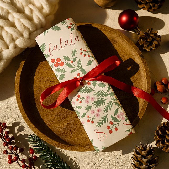 Modernes, rotes und grünes Weihnachtsgebirge Muste Seidenpapier (Von Creator hochgeladen)