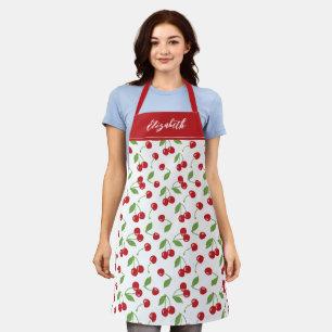 Modernes Rotkrebsmuster Backen Schürze