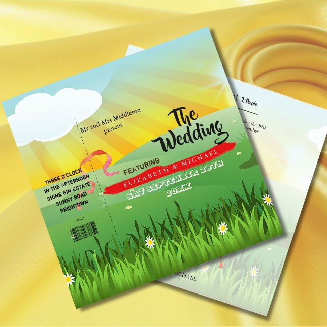 Modernes Rustikales Festival Hochzeitsfest Einladu (Von Creator hochgeladen)