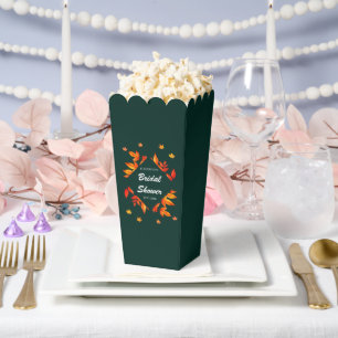 Modernes Rustikales Herbstleaves-Brautparty Geschenkschachtel