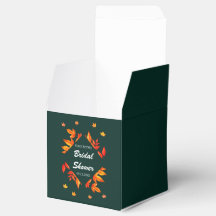 Modernes Rustikales Herbstleaves-Brautparty