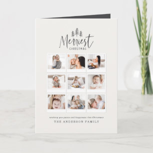 modernes rustikales Multi-Foto Karte