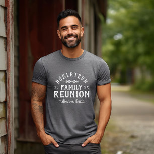 Modernes Rustikales Personalisiertes Wiedersehen-T T-Shirt