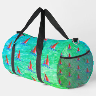 Modernes Sailboat Duffle Bag