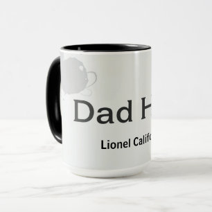 Modernes Sauberes Minimalistisches Vater Held Gesc Tasse