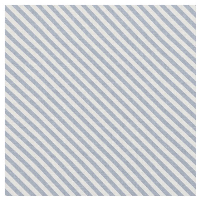 Modernes, schick graublau-weiß gestreiftes Gewebe Stoff (Nahaufnahme)