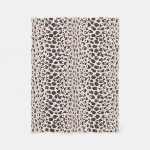 Modernes schickes braunes fleecedecke