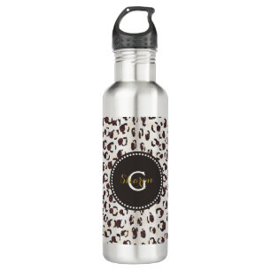 Modernes schickes braunes trinkflasche