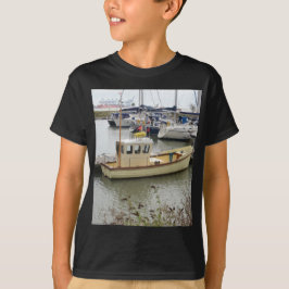 Modernes Schiff Traditioneller Stil T-Shirt