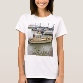 Modernes Schiff Traditioneller Stil T-Shirt