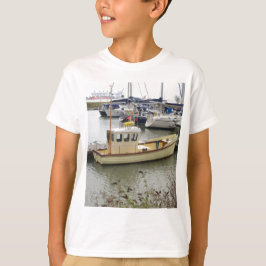 Modernes Schiff Traditioneller Stil T-Shirt