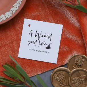 Modernes, schlechtes Zeitangebot   Frohe Halloween Geschenkanhänger