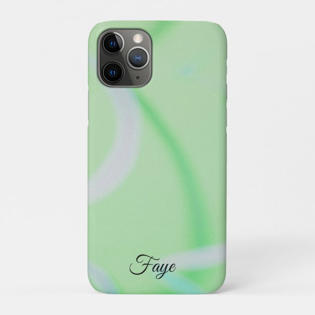Modernes, schlichtes, farbiges Regenbogengefälle Case-Mate iPhone Hülle (Rückseite)