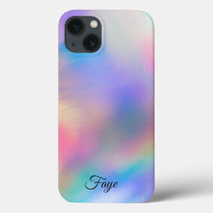 Modernes, schlichtes, farbiges Regenbogengefälle Case-Mate iPhone Hülle