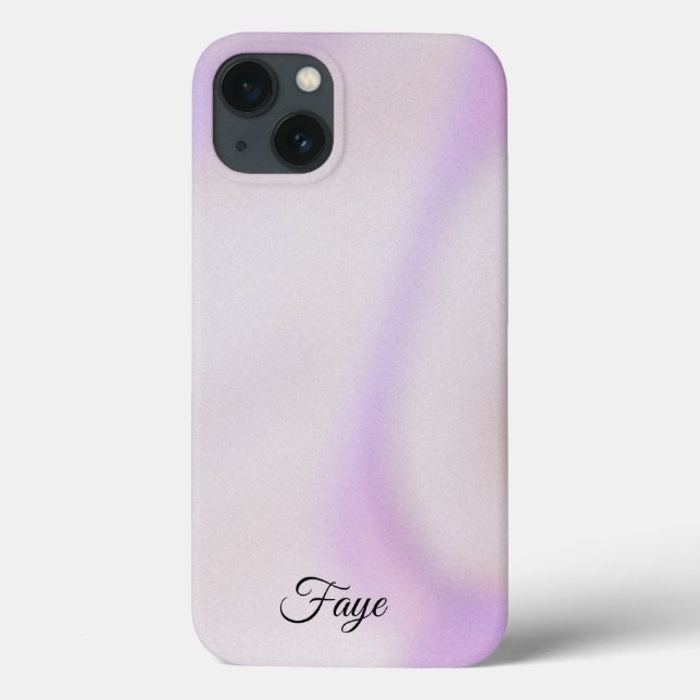 Modernes, schlichtes, farbiges Regenbogengefälle Case-Mate iPhone Hülle (Rückseite)