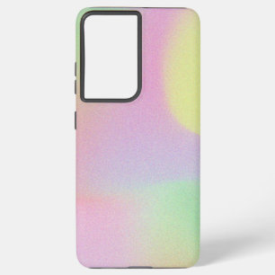 Modernes, schlichtes, farbiges Regenbogengefälle Samsung Galaxy Hülle