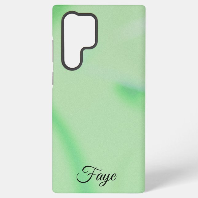 Modernes, schlichtes, farbiges Regenbogengefälle Samsung Galaxy Hülle (Rückseite)