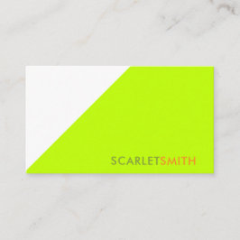 Modernes, schlichtes minimalistisches Design Visitenkarte