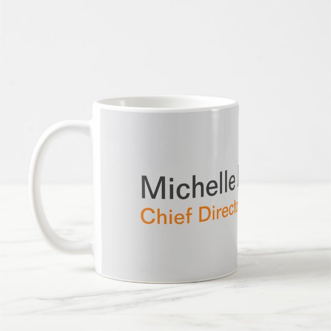 Modernes Schlichtes Minimalistisches Hinzufügen ei Kaffeetasse (Links)