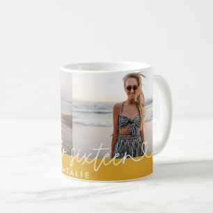 Modernes, schlichtes und elegantes Drehbuch zum 16 Kaffeetasse