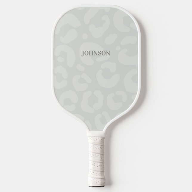 Modernes Schneeballmuster Pickleball Schläger (Vorderseite)