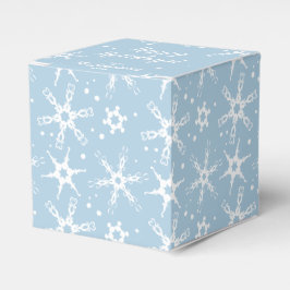 Modernes Schneeflocken Personalisiert Gefallen Ges Geschenkschachtel