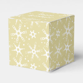 Modernes Schneeflocken Personalisiert Gefallen Ges Geschenkschachtel