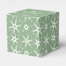 Modernes Schneeflocken Personalisiert Gefallen Ges