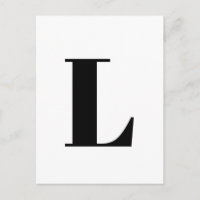Modernes Schreiben | Minimalistische Alphabet-Init