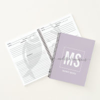 Modernes Schriftnamenmonogramm