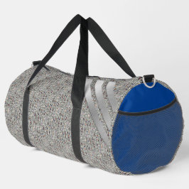 Modernes Schwarz-Weiß Duffle Bag