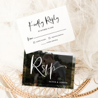 Modernes Schwarz-Weiß-Foto-Overlay | Hochzeit