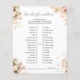 Modernes Schwarz-weißes Brautparty würde sie eher Flyer