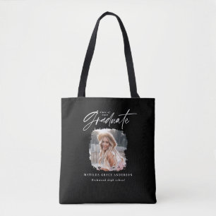 Modernes Schwarz-weißes Drehbuch Foto Eleganter A Tasche