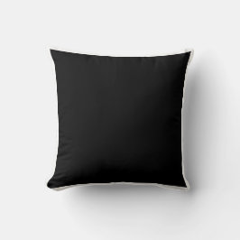 Modernes, schwarz-weißes Kissen STRIPES