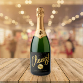 Modernes Schwarzes Gold bewirbt den New Year Busin