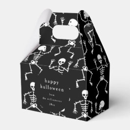 Modernes schwarzes Loch Halloween Geschenkschachtel