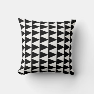 Modernes schwarzes Muster Kissen