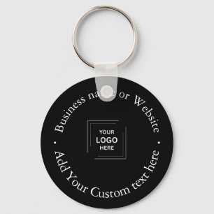 Modernes schwarzes stilvolles professionelles Gesc Schlüsselanhänger