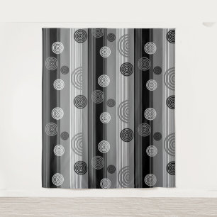 Modernes Schwarzweißdesign Wandteppich