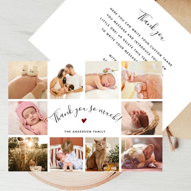 Modernes Script 10 Recién nacido de Collage de fot (Von Creator hochgeladen)